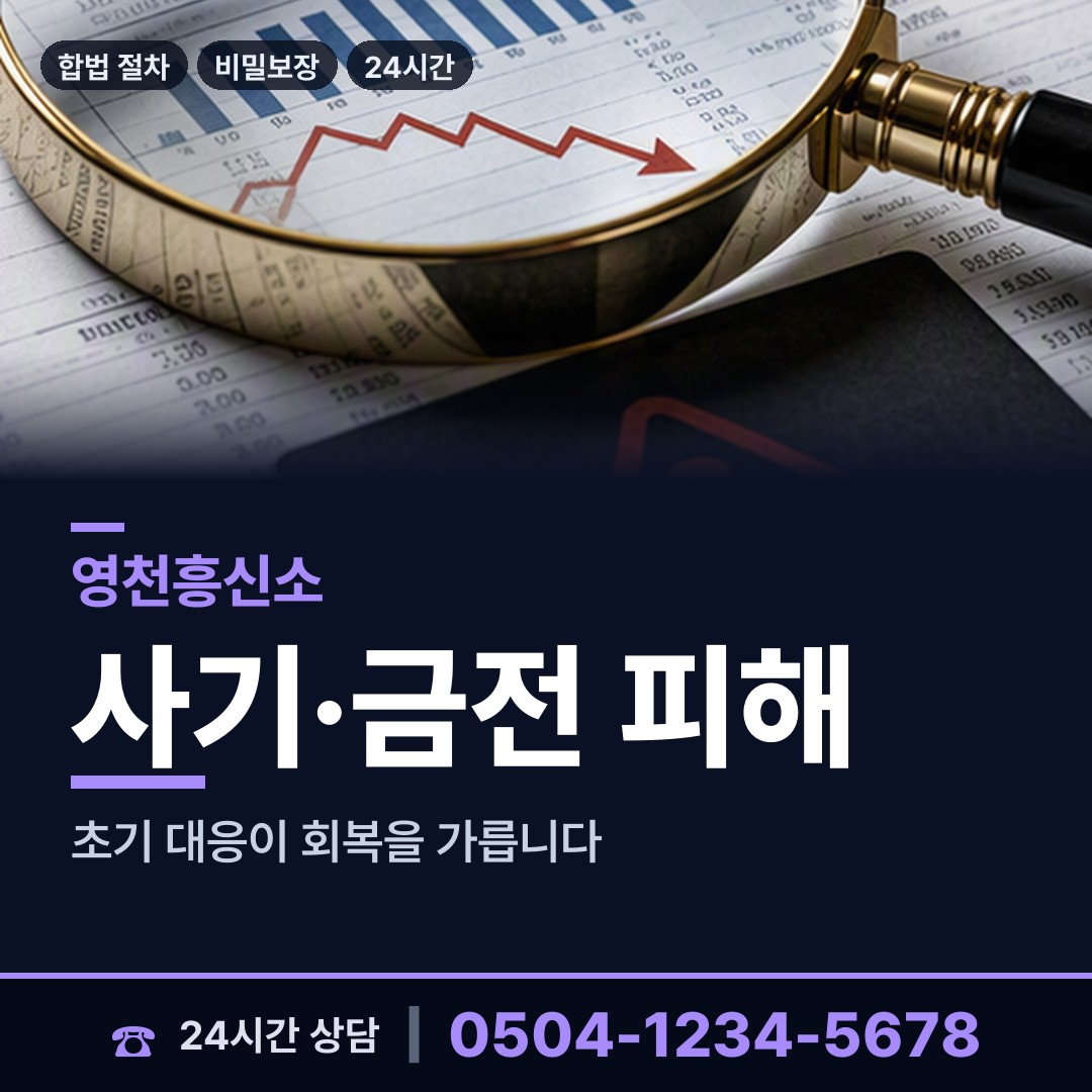 영천 완산동 이혼준비조사 상담 안내